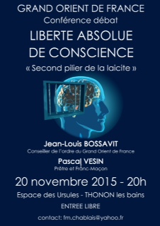 Liberté absolue de conscience et Laïcité